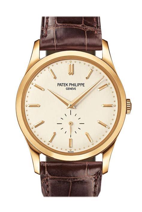 Patek Philippe Calatrava Mechanical Opaline White Dial Men's 